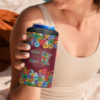 Home Sweet Home Minnesota Flower Christmas 4 in 1 Can Cooler Tumbler Xmas Holiday Patterns - Wonder Print Shop