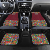 Home Sweet Home Minnesota Flower Christmas Car Mats Xmas Holiday Patterns - Wonder Print Shop