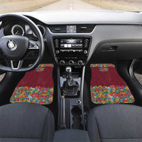 Home Sweet Home Minnesota Flower Christmas Car Mats Xmas Holiday Patterns - Wonder Print Shop