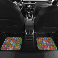 Home Sweet Home Minnesota Flower Christmas Car Mats Xmas Holiday Patterns - Wonder Print Shop