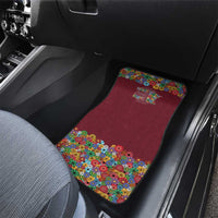 Home Sweet Home Minnesota Flower Christmas Car Mats Xmas Holiday Patterns - Wonder Print Shop