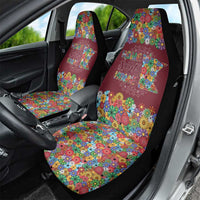 Home Sweet Home Minnesota Flower Christmas Car Seat Cover Xmas Holiday Patterns - Wonder Print Shop