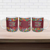 Home Sweet Home Minnesota Flower Christmas Ceramic Mug Xmas Holiday Patterns - Wonder Print Shop