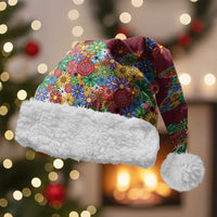 Home Sweet Home Minnesota Flower Christmas Santa Hat Xmas Holiday Patterns - Wonder Print Shop