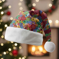 Home Sweet Home Minnesota Flower Christmas Santa Hat Xmas Holiday Patterns - Wonder Print Shop