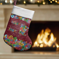 Home Sweet Home Minnesota Flower Christmas Stocking Xmas Holiday Patterns - Wonder Print Shop