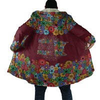 Home Sweet Home Minnesota Flower Christmas Cloak Xmas Holiday Patterns - Wonder Print Shop