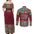 Home Sweet Home Minnesota Flower Christmas Couples Matching Off Shoulder Maxi Dress and Long Sleeve Button Shirt Xmas Holiday Patterns - Wonder Print Shop