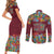 Home Sweet Home Minnesota Flower Christmas Couples Matching Short Sleeve Bodycon Dress and Long Sleeve Button Shirt Xmas Holiday Patterns - Wonder Print Shop