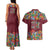 Home Sweet Home Minnesota Flower Christmas Couples Matching Tank Maxi Dress and Hawaiian Shirt Xmas Holiday Patterns - Wonder Print Shop