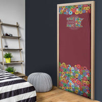 Home Sweet Home Minnesota Flower Christmas Door Cover Xmas Holiday Patterns - Wonder Print Shop