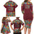 Home Sweet Home Minnesota Flower Christmas Family Matching Long Sleeve Bodycon Dress and Hawaiian Shirt Xmas Holiday Patterns - Wonder Print Shop