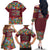 Home Sweet Home Minnesota Flower Christmas Family Matching Off The Shoulder Long Sleeve Dress and Hawaiian Shirt Xmas Holiday Patterns - Wonder Print Shop