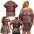Home Sweet Home Minnesota Flower Christmas Family Matching Off Shoulder Short Dress and Hawaiian Shirt Xmas Holiday Patterns - Wonder Print Shop