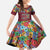 Home Sweet Home Minnesota Flower Christmas Family Matching Short Sleeve Bodycon Dress and Hawaiian Shirt Xmas Holiday Patterns - Wonder Print Shop