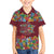 Home Sweet Home Minnesota Flower Christmas Family Matching Short Sleeve Bodycon Dress and Hawaiian Shirt Xmas Holiday Patterns - Wonder Print Shop