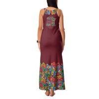Home Sweet Home Minnesota Flower Christmas Family Matching Tank Maxi Dress and Hawaiian Shirt Xmas Holiday Patterns - Wonder Print Shop