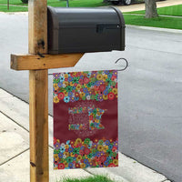 Home Sweet Home Minnesota Flower Christmas Garden Flag Xmas Holiday Patterns - Wonder Print Shop