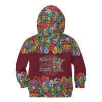 Home Sweet Home Minnesota Flower Christmas Kid Hoodie Xmas Holiday Patterns - Wonder Print Shop