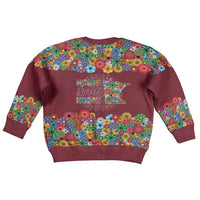 Home Sweet Home Minnesota Flower Christmas Kid Ugly Christmas Sweater Xmas Holiday Patterns - Wonder Print Shop