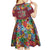 Home Sweet Home Minnesota Flower Christmas Kid Short Sleeve Dress Xmas Holiday Patterns - Wonder Print Shop