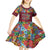 Home Sweet Home Minnesota Flower Christmas Kid Short Sleeve Dress Xmas Holiday Patterns - Wonder Print Shop
