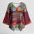 Home Sweet Home Minnesota Flower Christmas Kimono Sleeve Blouse Xmas Holiday Patterns - Wonder Print Shop