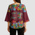 Home Sweet Home Minnesota Flower Christmas Kimono Sleeve Blouse Xmas Holiday Patterns - Wonder Print Shop