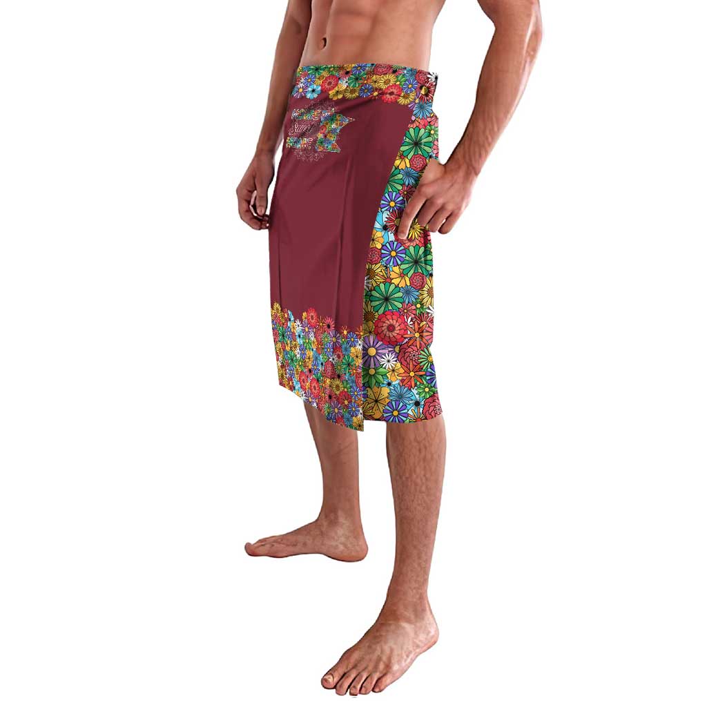 Home Sweet Home Minnesota Flower Christmas Lavalava Xmas Holiday Patterns - Wonder Print Shop