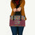 Home Sweet Home Minnesota Flower Christmas Leather Bag Xmas Holiday Patterns - Wonder Print Shop