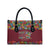 Home Sweet Home Minnesota Flower Christmas Leather Bag Xmas Holiday Patterns - Wonder Print Shop