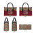 Home Sweet Home Minnesota Flower Christmas Leather Bag Xmas Holiday Patterns - Wonder Print Shop