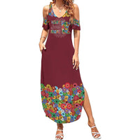 Home Sweet Home Minnesota Flower Christmas Summer Maxi Dress Xmas Holiday Patterns - Wonder Print Shop