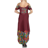 Home Sweet Home Minnesota Flower Christmas Summer Maxi Dress Xmas Holiday Patterns - Wonder Print Shop