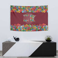 Home Sweet Home Minnesota Flower Christmas Tapestry Xmas Holiday Patterns - Wonder Print Shop