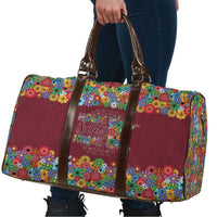 Home Sweet Home Minnesota Flower Christmas Travel Bag Xmas Holiday Patterns - Wonder Print Shop