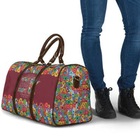 Home Sweet Home Minnesota Flower Christmas Travel Bag Xmas Holiday Patterns - Wonder Print Shop