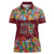 Home Sweet Home Minnesota Flower Christmas Women Polo Shirt Xmas Holiday Patterns - Wonder Print Shop