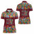 Home Sweet Home Minnesota Flower Christmas Women Polo Shirt Xmas Holiday Patterns - Wonder Print Shop