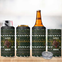 Horse All I Need For Christmas Christmas 4 in 1 Can Cooler Tumbler Xmas Holiday Patterns - Wonder Print Shop