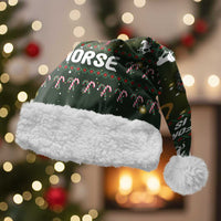 Horse All I Need For Christmas Christmas Santa Hat Xmas Holiday Patterns - Wonder Print Shop