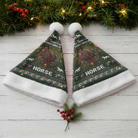 Horse All I Need For Christmas Christmas Santa Hat Xmas Holiday Patterns - Wonder Print Shop