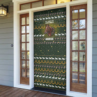 Horse All I Need For Christmas Christmas Door Cover Xmas Holiday Patterns - Wonder Print Shop