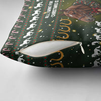 Horse All I Need For Christmas Christmas Pillow Cover Xmas Holiday Patterns - Wonder Print Shop