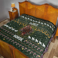 Horse All I Need For Christmas Christmas Quilt Xmas Holiday Patterns - Wonder Print Shop