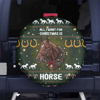 Horse All I Need For Christmas Christmas Spare Tire Cover Xmas Holiday Patterns - Wonder Print Shop