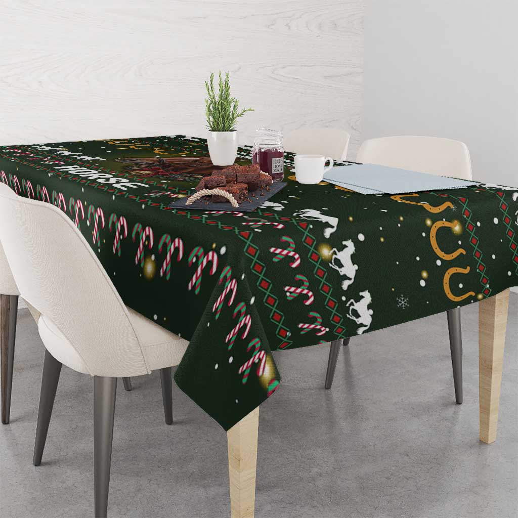 Horse All I Need For Christmas Christmas Tablecloth Xmas Holiday Patterns - Wonder Print Shop