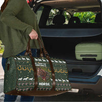 Horse All I Need For Christmas Christmas Travel Bag Xmas Holiday Patterns - Wonder Print Shop
