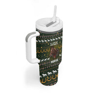 Horse All I Need For Christmas Christmas Tumbler With Handle Xmas Holiday Patterns - Wonder Print Shop