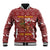 Horse Through The Snow Christmas Design Baseball Jacket Xmas Holiday Patterns - Wonder Print Shop